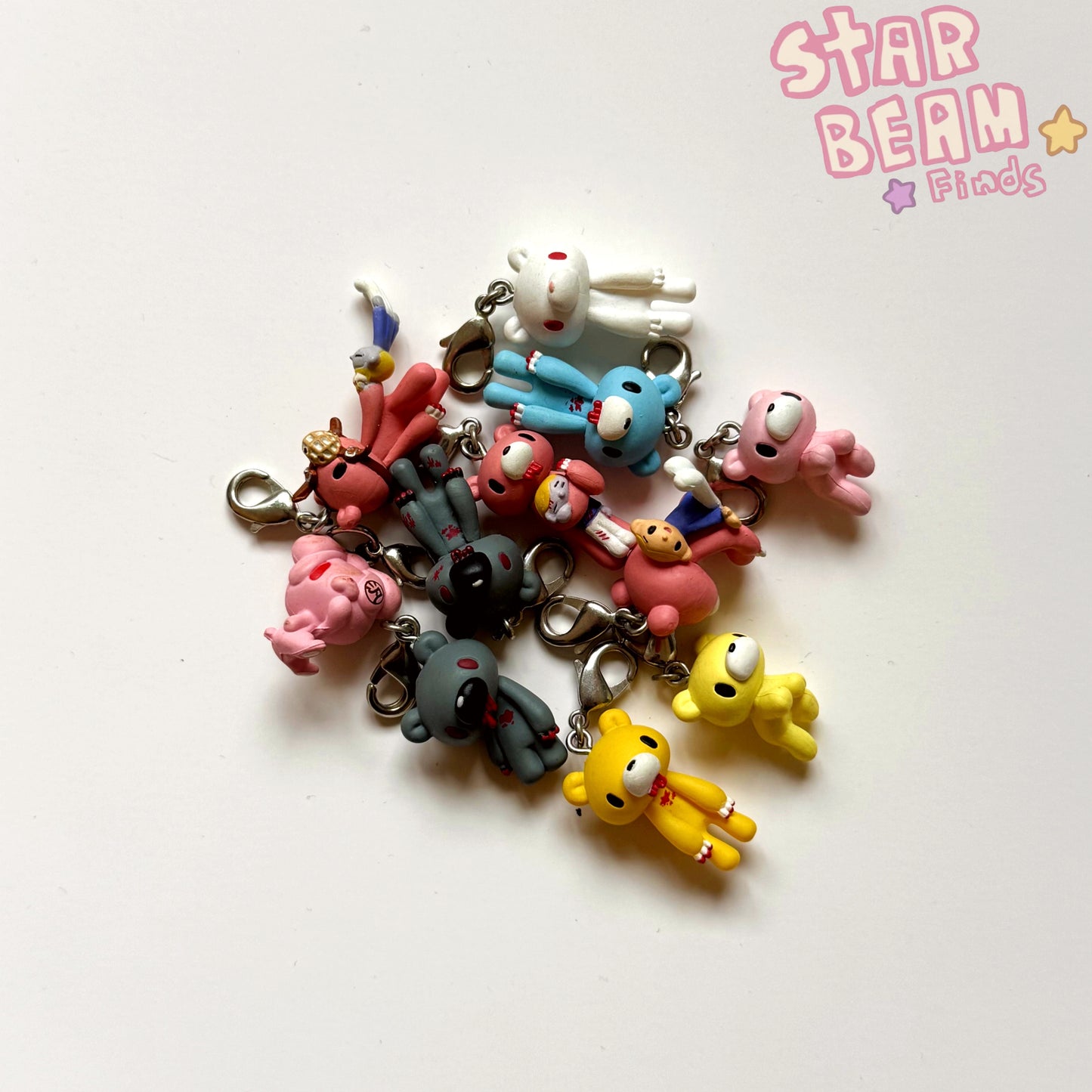 Gloomy Bear Mini Charm Set