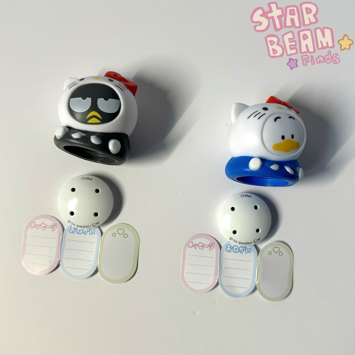 Sanrio Roly Poly Set With Note Inside