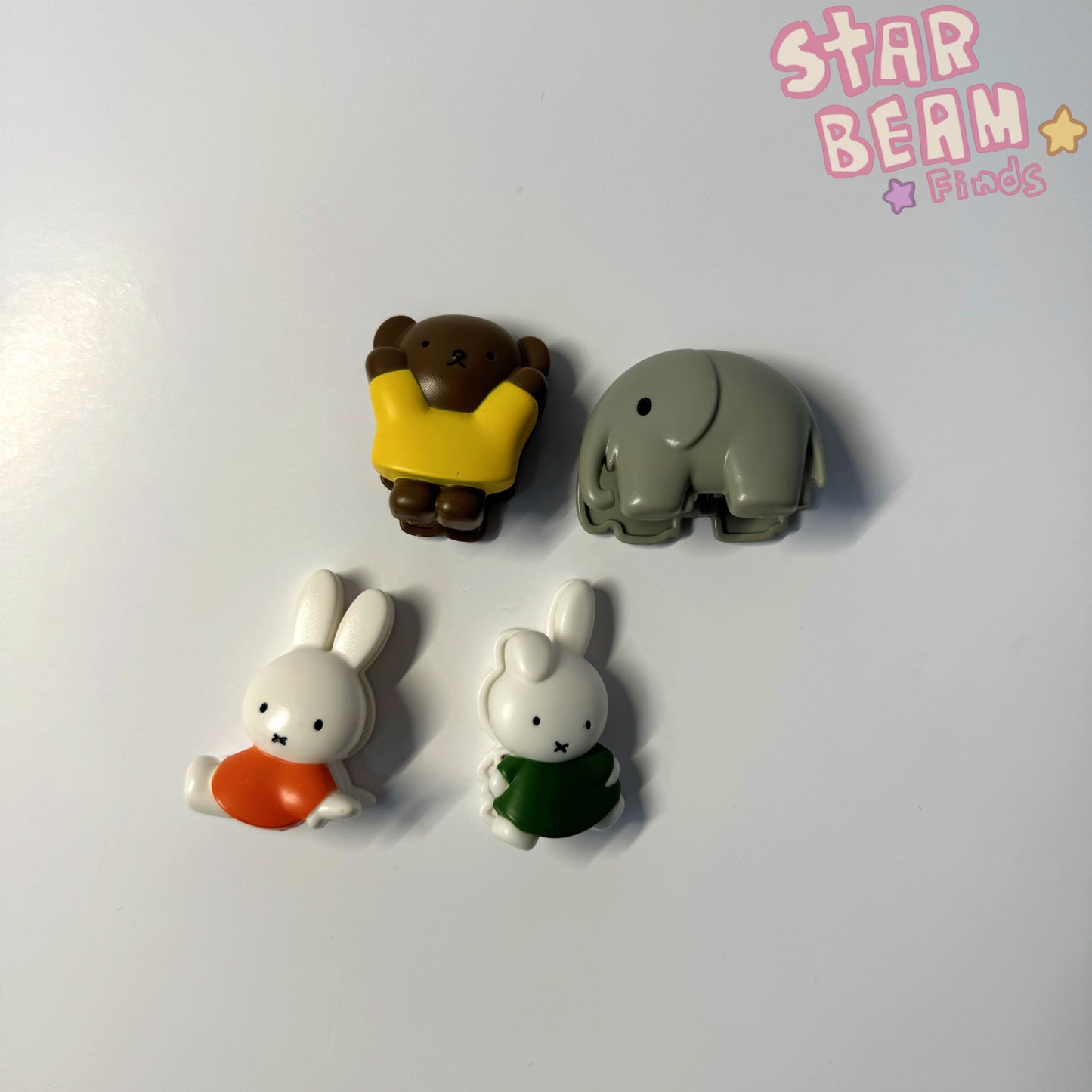Miffy Four Piece Clip Set