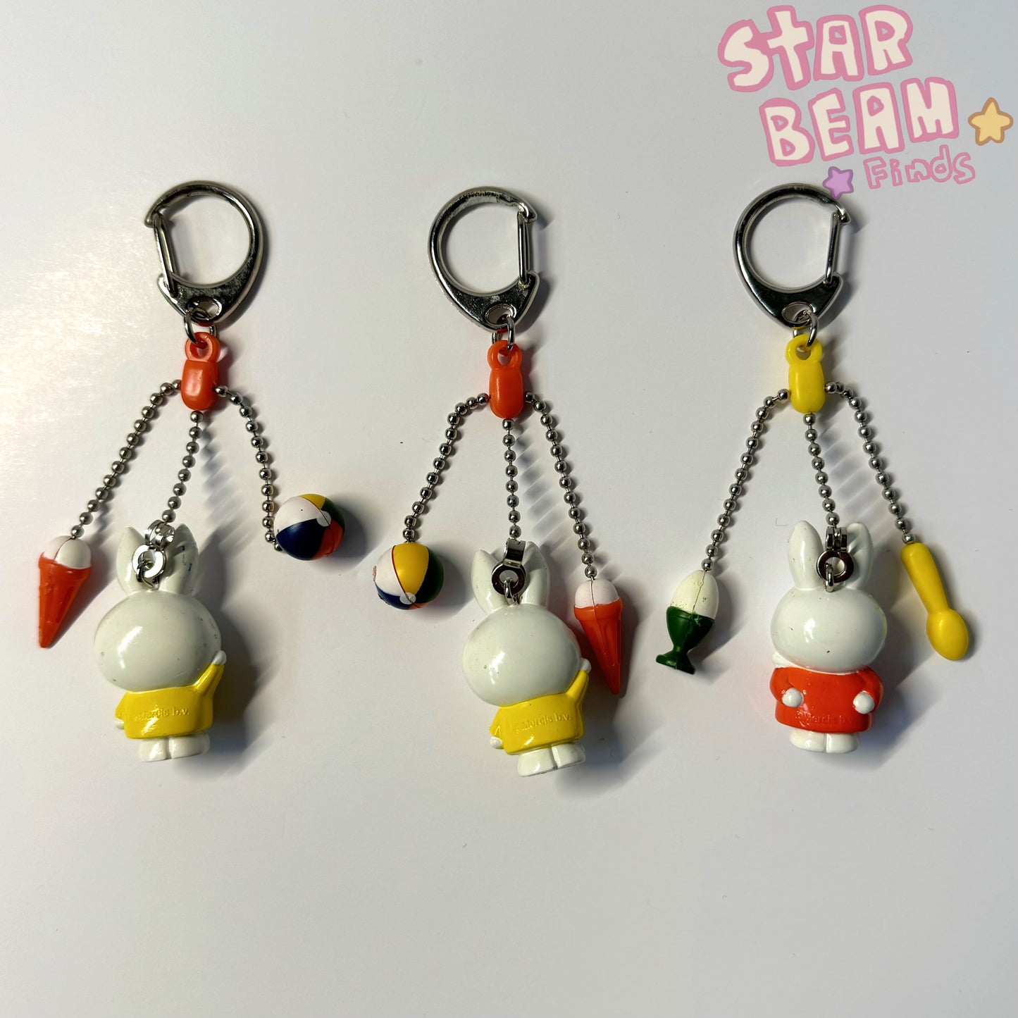 Miffy Charms Keychains