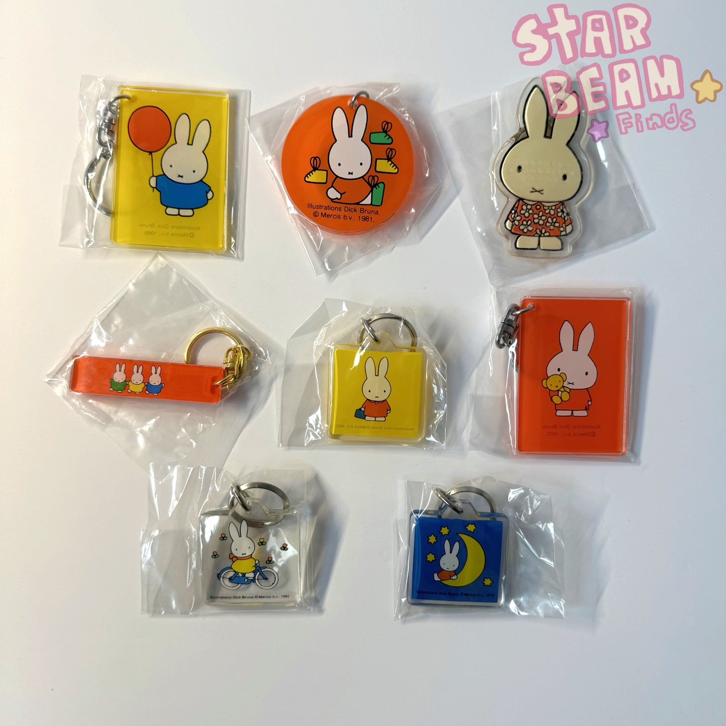 Miffy Acrylic Keychains