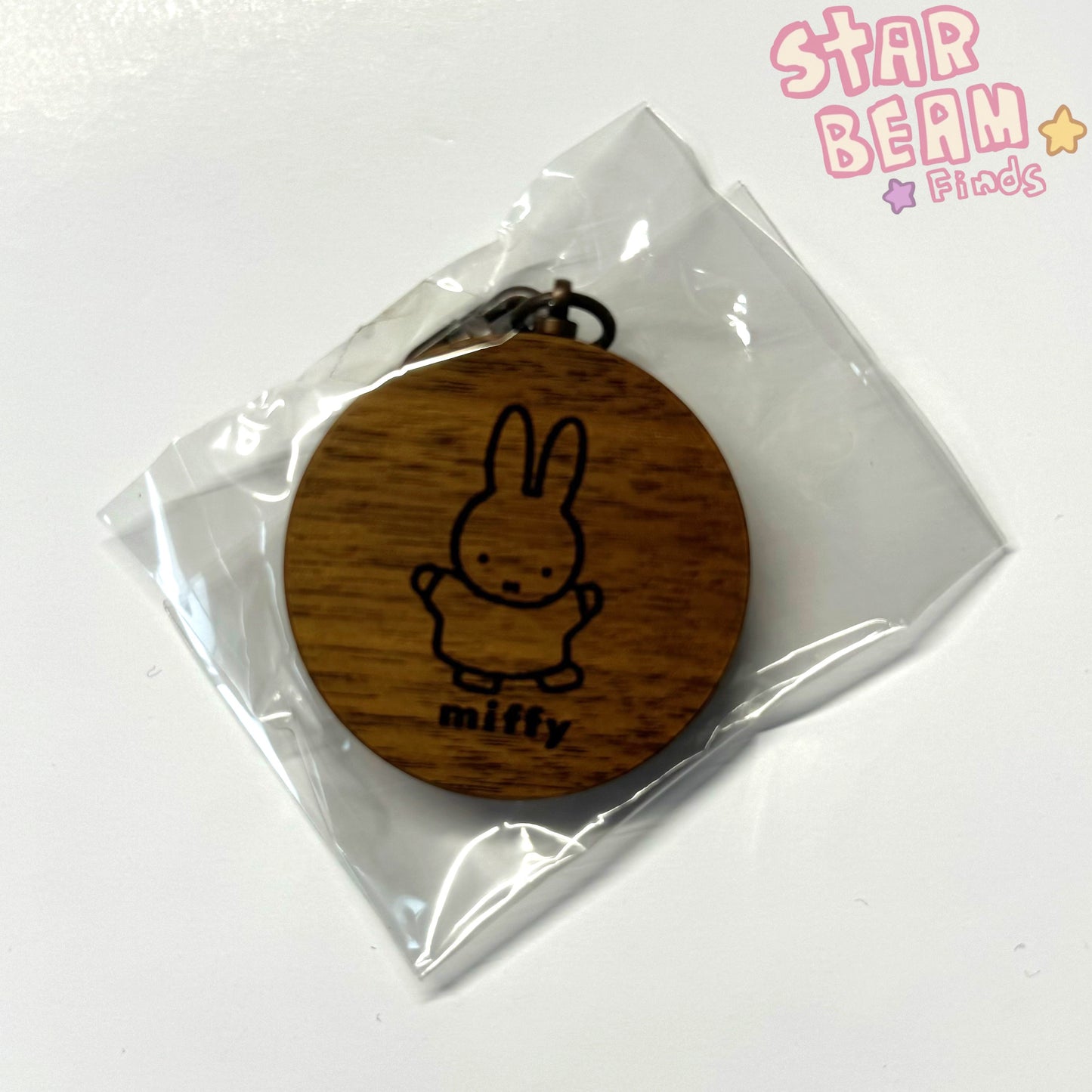 Wooden Miffy Keychain