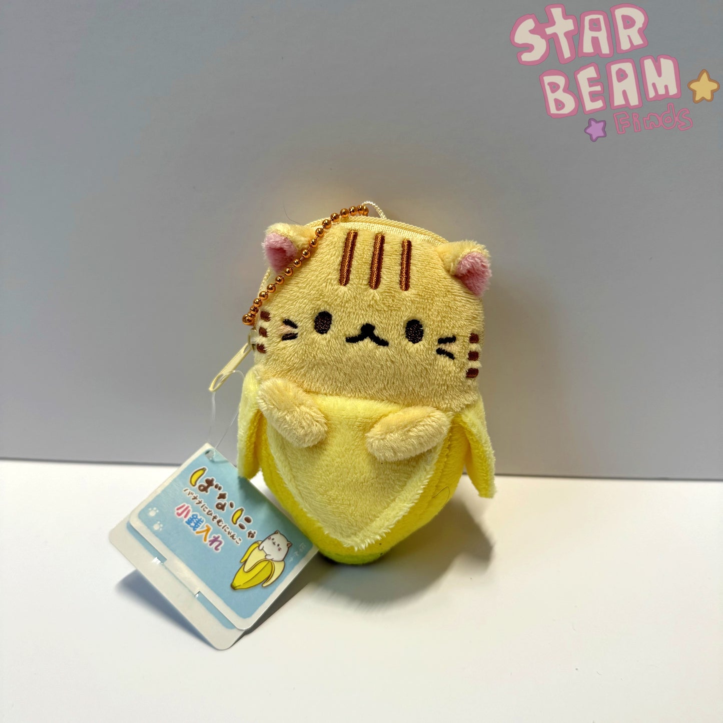 Bananya Tora Orange Cat Mascot Money Pouch