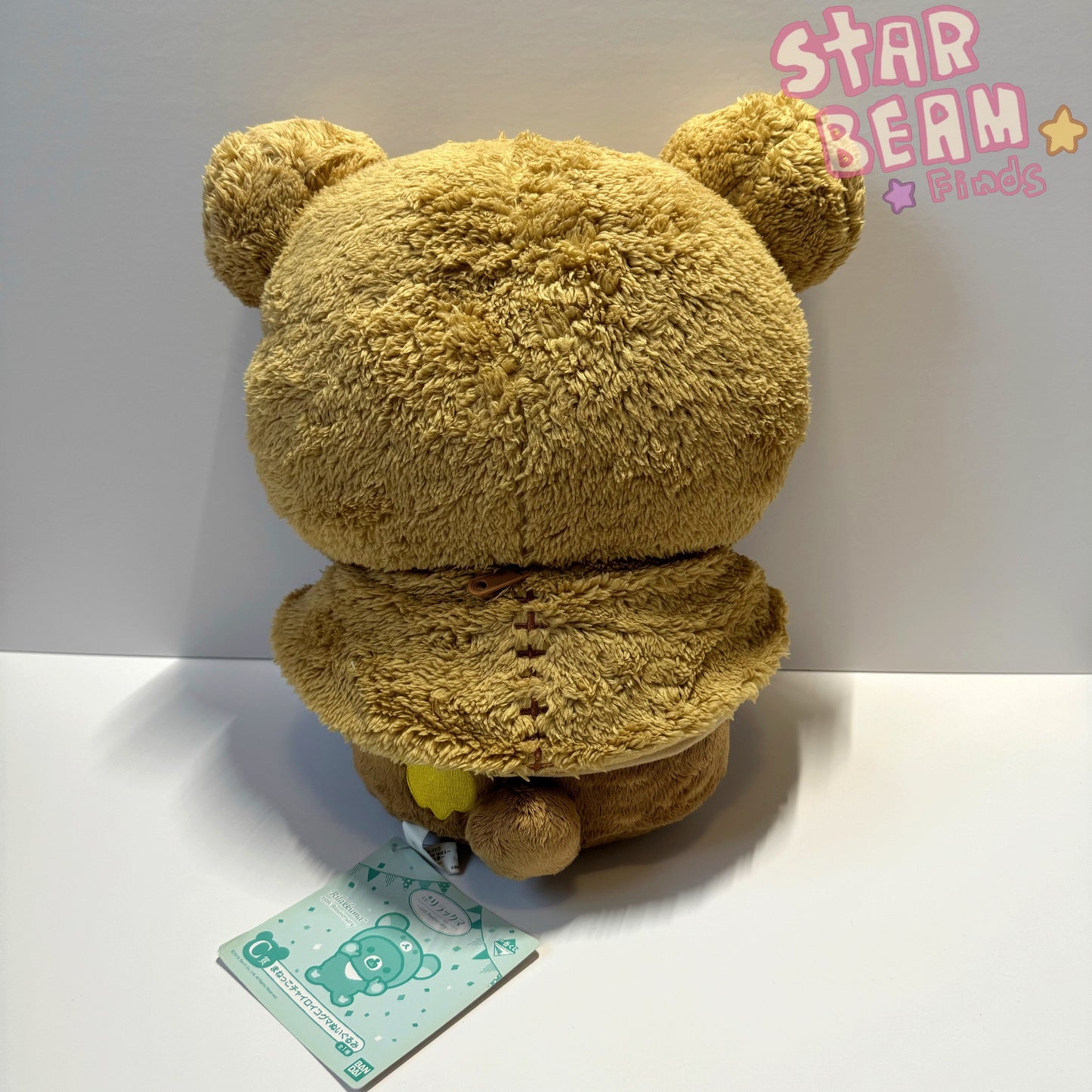 2018 Chairoikoguma in Rilakkuma Outfit Prize Plush - Gloves Gift Theme Rilakkuma 15th Anniversary - San-X