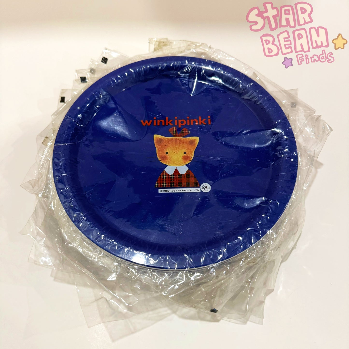 1991 Winkipinki Sanrio Deadstock Plates