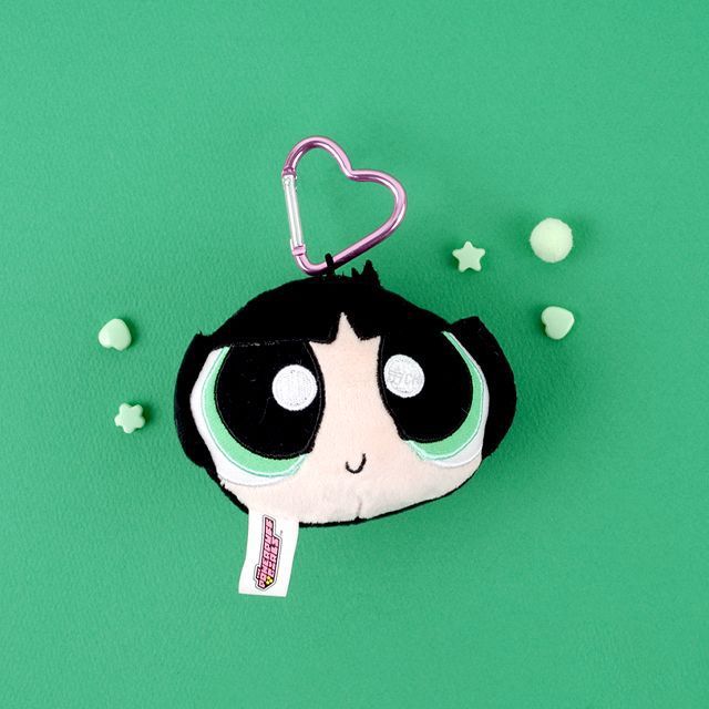 Powerpuff Girls Buttercup Heart Locket Keychain Korea